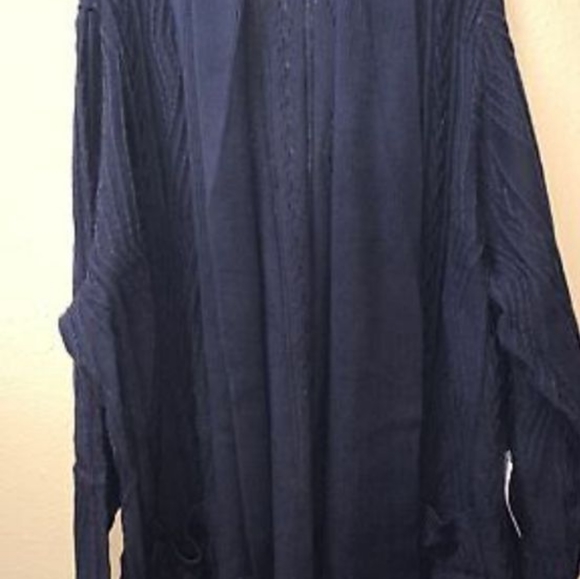 ⭐NWT CLASSIC BLACK KNIT CARDIGAN SWEATER PLUS SIZE 4 X - Picture 4 of 6